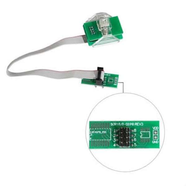 EEPROM 8PIN FEM-BDC Chip Data Leseadapter for bruk med VVDI Prog, Orange5, IProg+, Xprog, CG PR