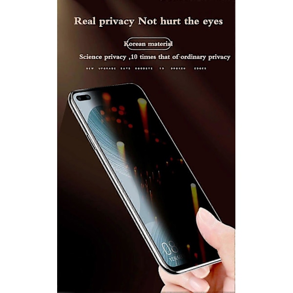 Anti Peeping til VIVO IQOO 5 Privatliv Hydrogel Film Skærmbeskytter