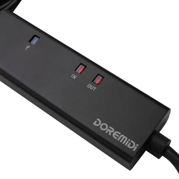 Mtu-10 MIDI til USB-kabel USB MIDI-konverter med indikatorlys FTP-behandlingschip