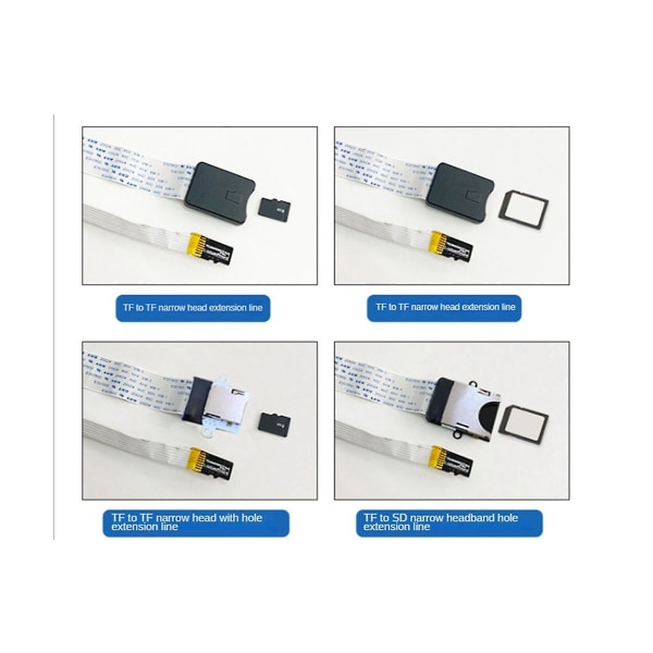 -sd Card Extension Navigationskamera Tf Card Tester Monitors SD til Tf Narrowhead Design For External