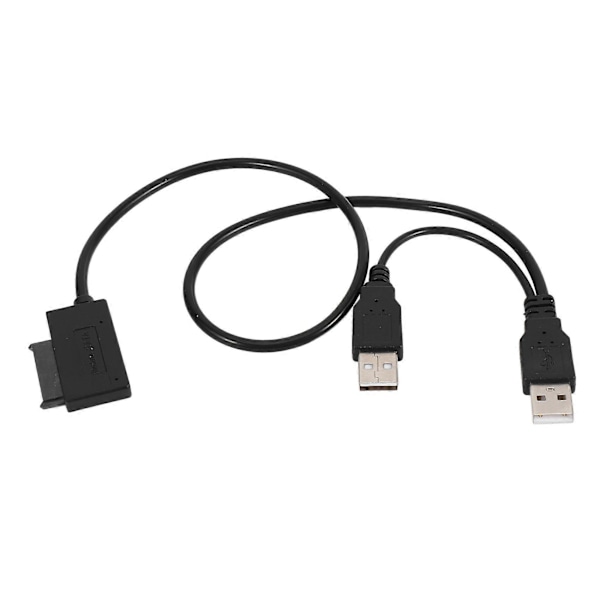 Slim SATA -kaapeli USB 2.0 - 7+6 ulkoinen kannettavalle SATA-sovitinmuuntimelle, tukee Windows XP/7/8/10