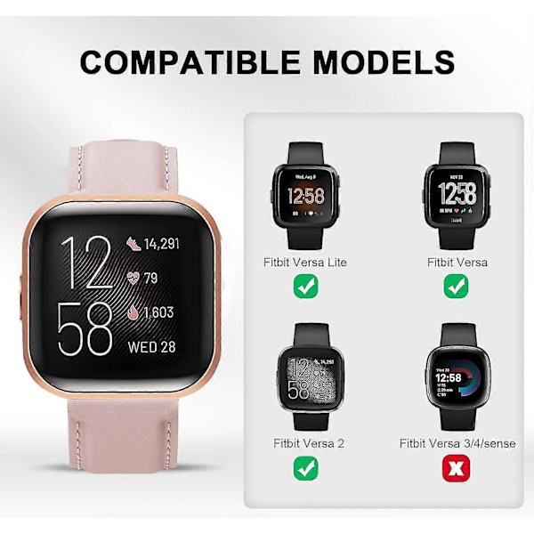 Ægte læderrem til Fitbit Versa 2