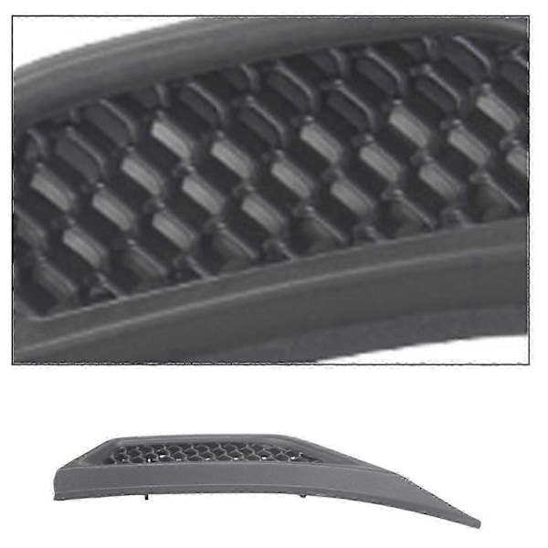 Fender Luftventil Side Marker Outlet Bezel til Jeep Wrangler JL 2018-2022 Sort js