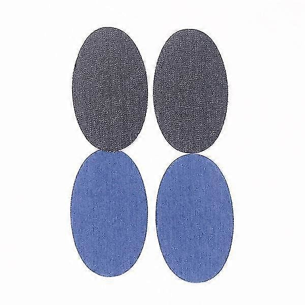 Jeans Patch Stryge-på-mærker Broderede Syreparations Albue Knæ Denim Patchwork