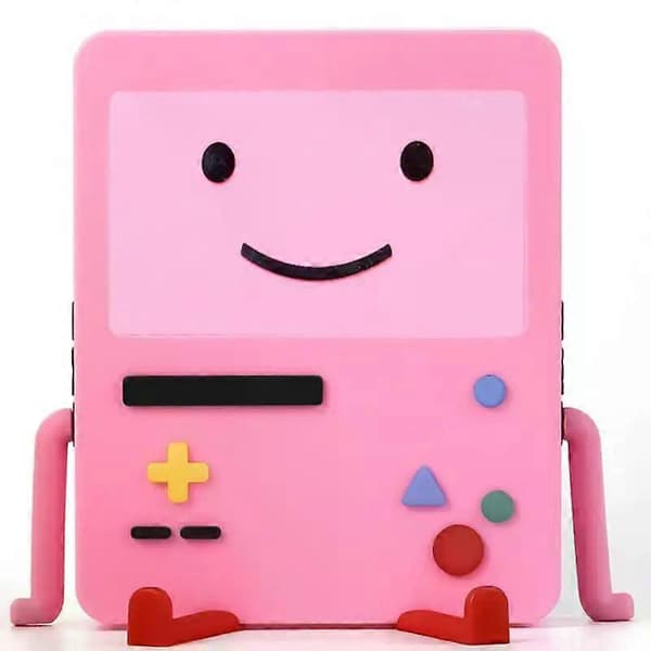 SWITCH BMO STÄLL Söt Tecknad Flerfärgad Silikon Handhållen Spelskärmsstöd