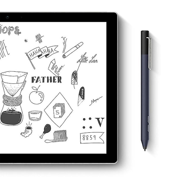 Til Pro 3 4 5 6 7 8 9 G Book Go 2048 Trykfølsom Multifunktionel Bærbar Stylus, Sølv