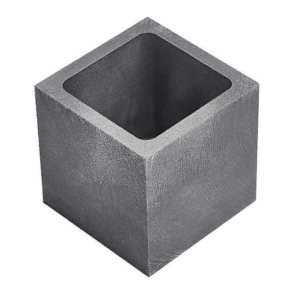 Ingotform, 60 ml Kapacitet Digelform, 3-pak Metalstøbeforme (5 x 5 x 5 cm - 1000 g Guld)