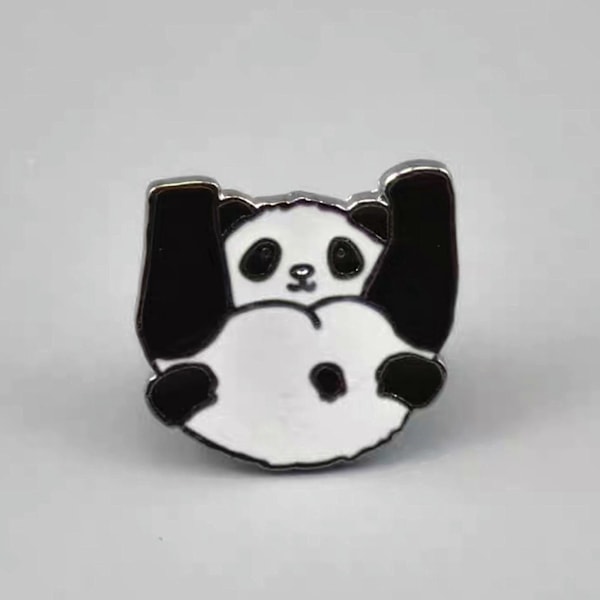 Emalje Pin Til Mænd Og Kvinder Panda Reversmærke Broche Par Gave Anime Pins