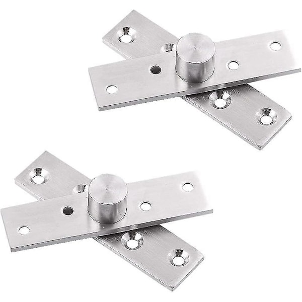 Rustfrie Stål 360 Graders Pivot Dørhengsler - Sett med 2 - 75 X 17mm