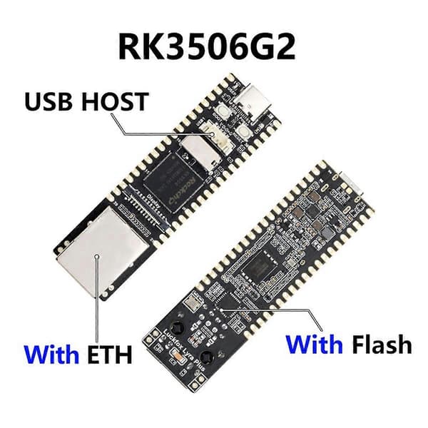 For Plus Linux Utviklingskort RK3506G2 Rockchip Linux Kort 10/100M Nettverksport for MIPI Display B