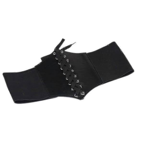 Dame PU Lær Slankende Kroppsbelte Elastisk Høy Midje Formende Girdle Bånd