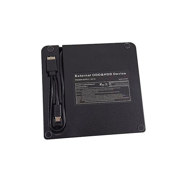USB 3.0 Type-C Ulkoinen DVD VCD Polttaja Soitin Optinen Asema Windows MacOS PC:lle
