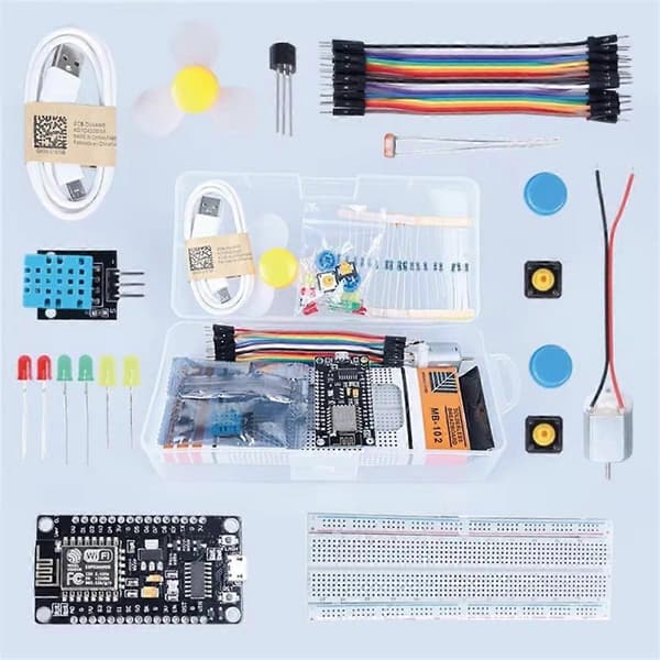ESP8266 WiFi Kit Temperatur- og Fugtighedssensor Programmeringskit Læringskit til Elektroniske Eksperimenter