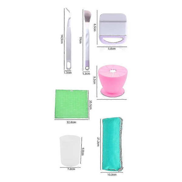 1 set DIY Cardstock Crafting Basic Tools Kit Craft Vinyl Weeding Set A