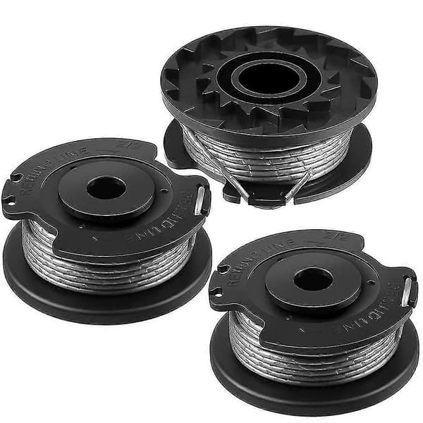 6-pakke trimmerspole med snor til Bosch Easygrasscut 23, 26, 18