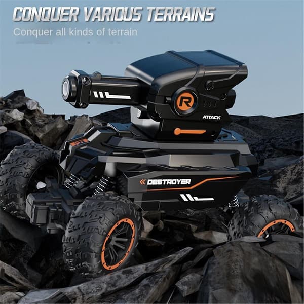 RC Drift Tank Leke Multifunksjonelt Pansret Kjøretøy Fjernkontroll Vannbombil Multiplayer Konkurranse