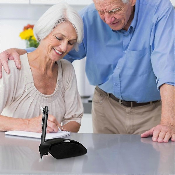 Hjelpemiddel for skriving og tegning (Oransje) - Blyantgrep og pennholder for Parkinson, skjelving, artritt, svak hånd for å forbedre skrivestabilitet - P
