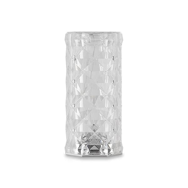 16 Färger LED Kristall Bordlampa Ljusprojektionslampa LED Atmosfär Sovrum Sängbord USB Touch Nig