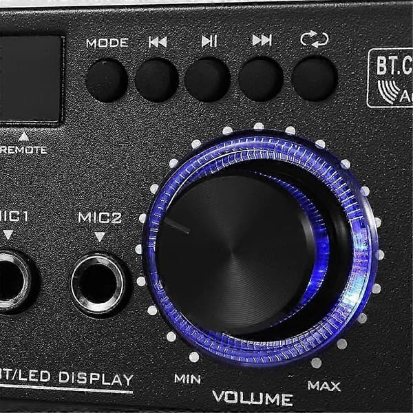 Audio Forstærker Ak45 Pro Bluetooth Bas Højttaler Understøtter 820W Maks. Output 90-240V Input 50W+50W Upgr