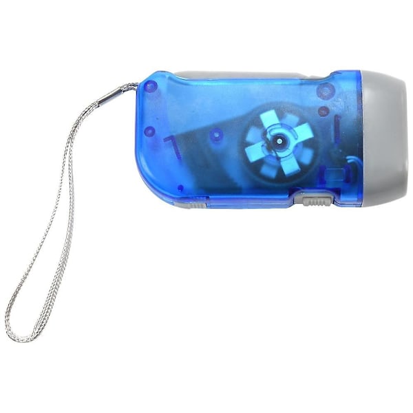 Håndpresset LED-lommelykt Lantern Dynamo Mini Lommelykt LED Nød Hjem Dynamo Lommelykt Selvladende Håndlys