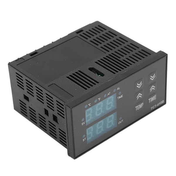 Digital temperaturkontroller temperaturtid 2 i 1 digitalt display termostat for varmepressemaskin 100–240 V
