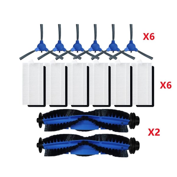 Primær Hepa-filter hovedsidebørste til Robovac 11s, 12, 15t, 15c, 25c, 30, 30c, 35c Robotrenser