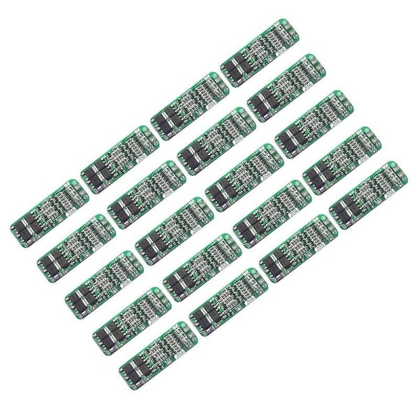 20 st 20A Litiumbatteri 18650 Laddare PCB BMS Skyddskort 18650 Li-ion Batteriladdningsmodul