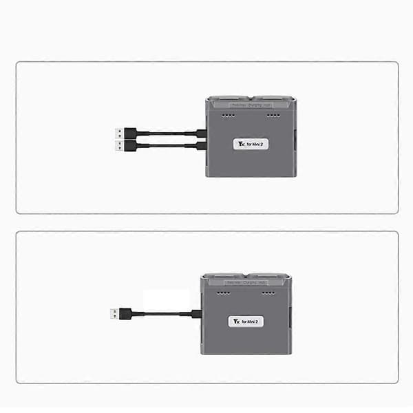 For Mini 2/Mini SE Batterilader Toveis Ladesentral Dronebatterier USB-lader for Mini 2/Mini SE Tilbehør, A