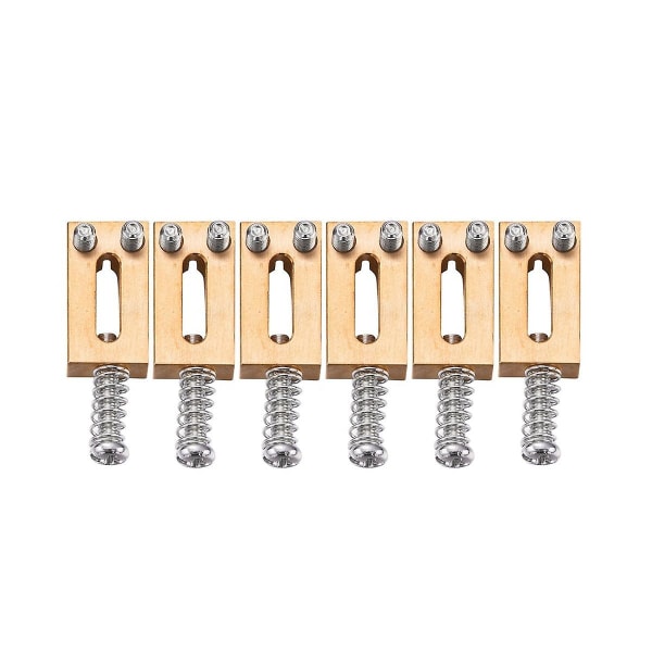 6 stk Elektrisk Guitar Single Shake Tremolo Bridge String Code, Bottom String Bar Pressing String Co