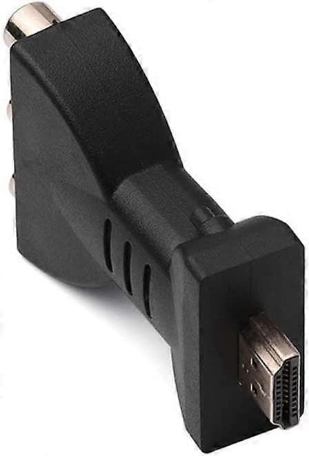 Ouken HDMI til 3 RCA Adapter Bærbar Mini HDMI til AV Rød Hvit Gul HDMI til AV Konverter