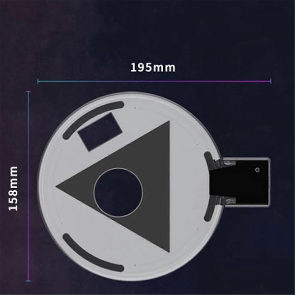 Säädettävä RGB-pohjainen LED-tunnelmavalo, pystysuora vaakasuora aseman pidike valonauhalle