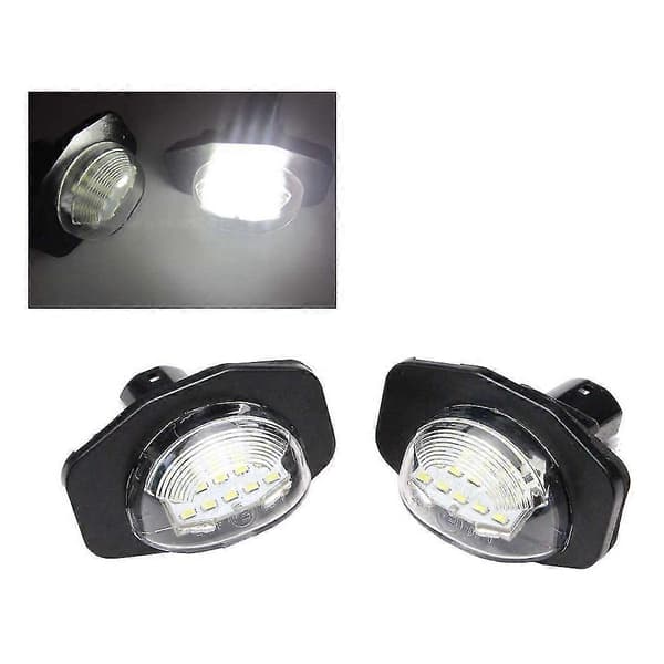 18smd Vit LED-nummerskyltsbelysning för Toyota Corolla Sienna Wish