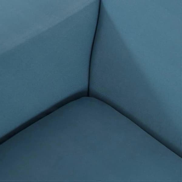 Elastisk sofatrekk, komfortabelt stretchstoff (Blå, 180-230cm)
