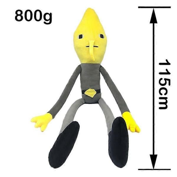 Adventure Time Lemongrab 45 tums plysch Lemon Grab figur docka leksaker samling present B