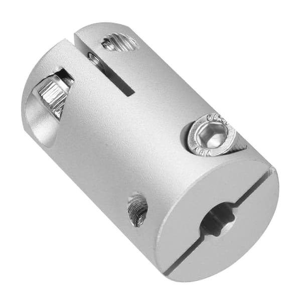 2 stk. Akselkobling Aluminium Legering 6mm DHul til 5mm Hex Hul Fleksibel Akselkobling til Forbindelse af Dele