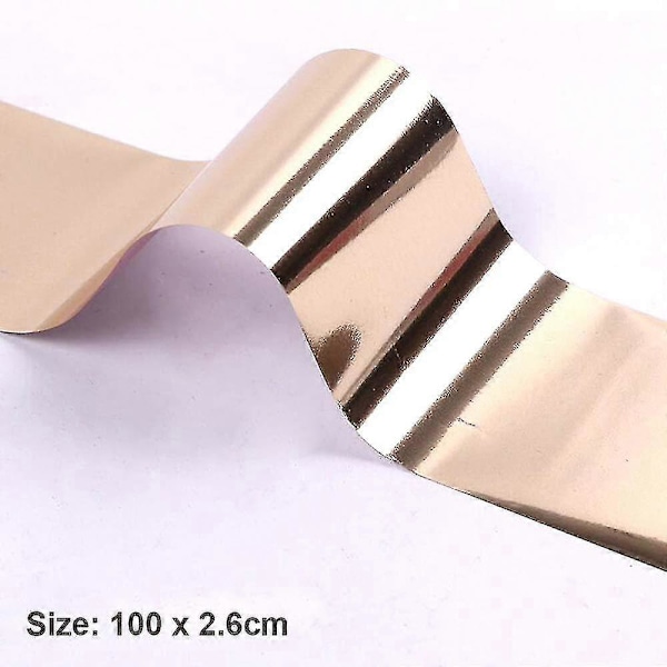 10 Rullar Holografisk Effekt Nagelkonst Folie Stickers Guld Silver Nagel Folie Överföringar Kompatibla Med Kvinnor Fingernaglar Tånaglar Dekorationer Manikyr Tips