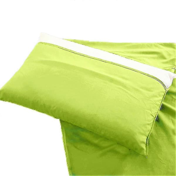 Ultralet Sovepose 180 X 210cm Dobbelt Sovepose Lagen, Microfiber Kompakt Sovepose Qyroadwolf