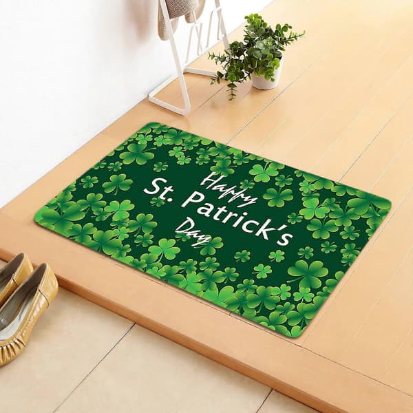 Välkomstmattor för St. Patrick's Day Hemmattor Dekor Matta Vardagsrumsmatta