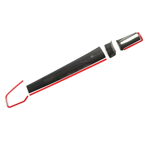6 stk. Bil Centerkonsol Trim Til Honda Civic 10. Gen 2016-2020