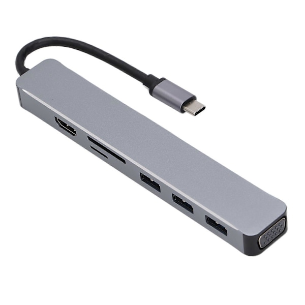 Telakointiasema Type C - High Definition Multimedia Interface USB.3.0 7 in 1 Laajennustelakka YEMMA