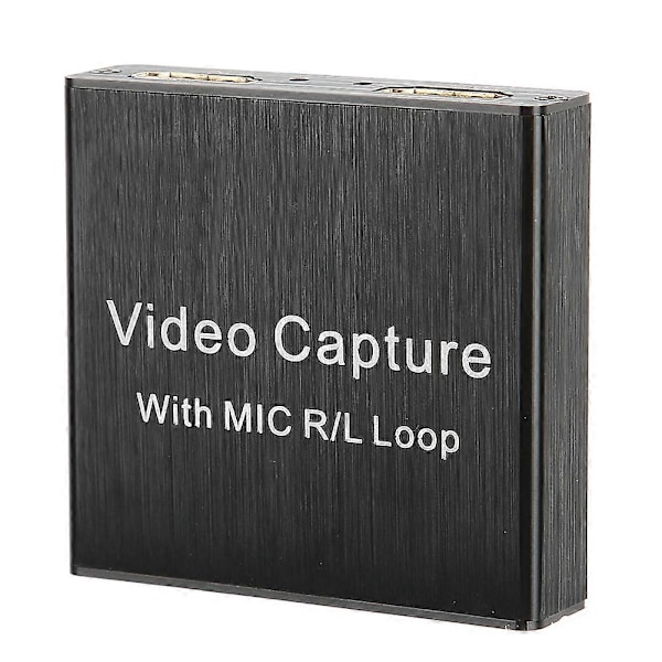 Video Capture Card USB2.0 HDMI Loop&#8209;Out Tukee 4K Elektroniikkalaitteita 0.4a 5V DC YEMMA