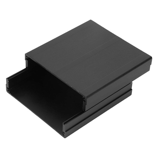 Sort Aluminium Elektronisk Projektkasse