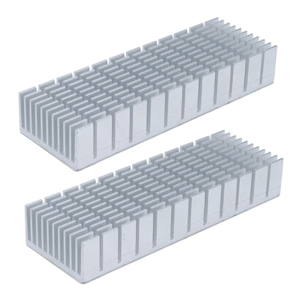 Aluminium Køleplade Modul - Effektiv CPU Køling (2 stk.)