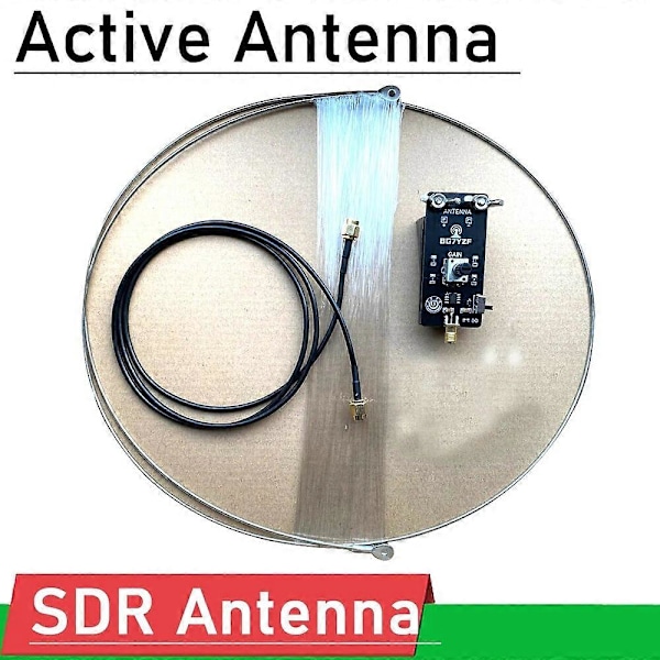 Ring Active Receive Antenna SDR Loop Antenna NE592 Keskiaalto Lyhytaalto FM Ilmailuantenni SDR Shortware Radiolle