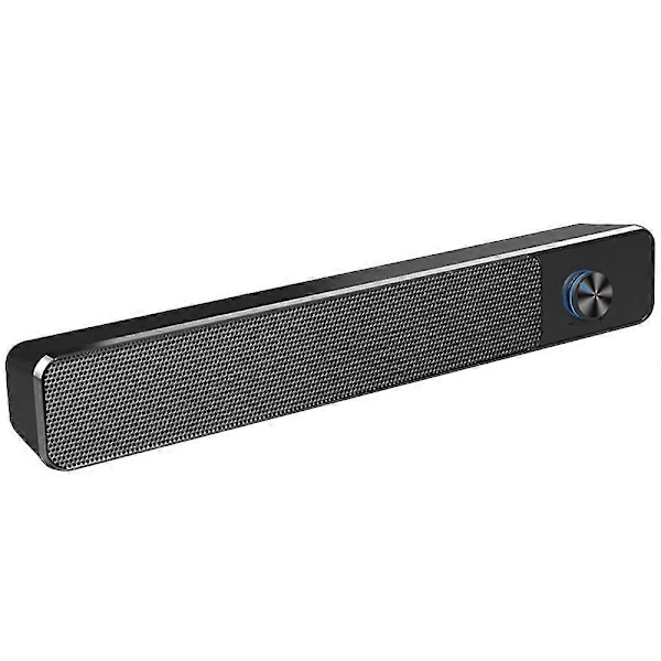 Datamaskinhøyttalere, kablet datamaskinlydplanke, stereo USB-drevet mini lydplanke høyttalere for PC-nettbrett