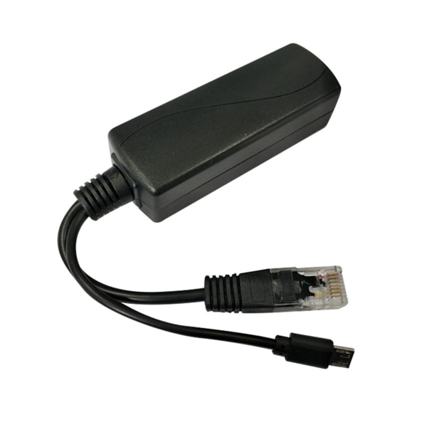 2x - USB Poe Splitter 48v till 5v2a/3a mini USB power nationell standard med smarttelefonladdning