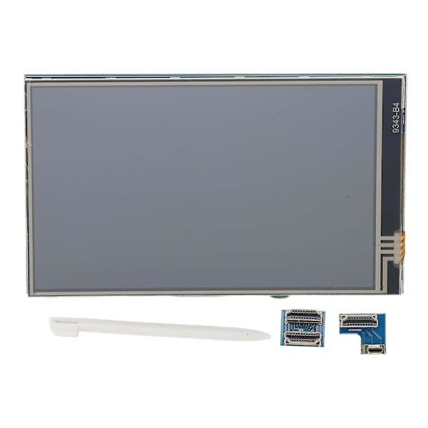 4 Tommers HD Multimedia Interface LCD IPS Skjerm 800x480 Resistiv Berøringsskjermgrensesnitt for RPi 4 B 3 B 3 B+ 2 B B+