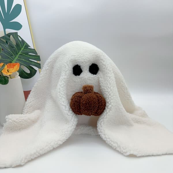 Gus Spöket med Pumpakudde Halloween Pumpa Spökdocka