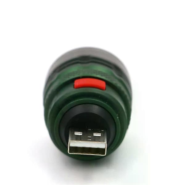 Kannettava LED-valaistus, 3 tilaa, virta USB-liitännän kautta, varavirtalähde, erittäin kirkas taskulamppu, lyhty, mini-USB-taskulamppu Red Light A4