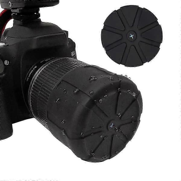 3 stk. Vanntett Silikon Universal Objektivdeksel for 65-110mm DSLR Kameraobjektiver